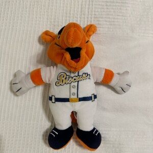 ⭐️⭐️ Mascot Factory Montgomery Biscuits Plush Big Mo Stuffed Animal Orange 9"